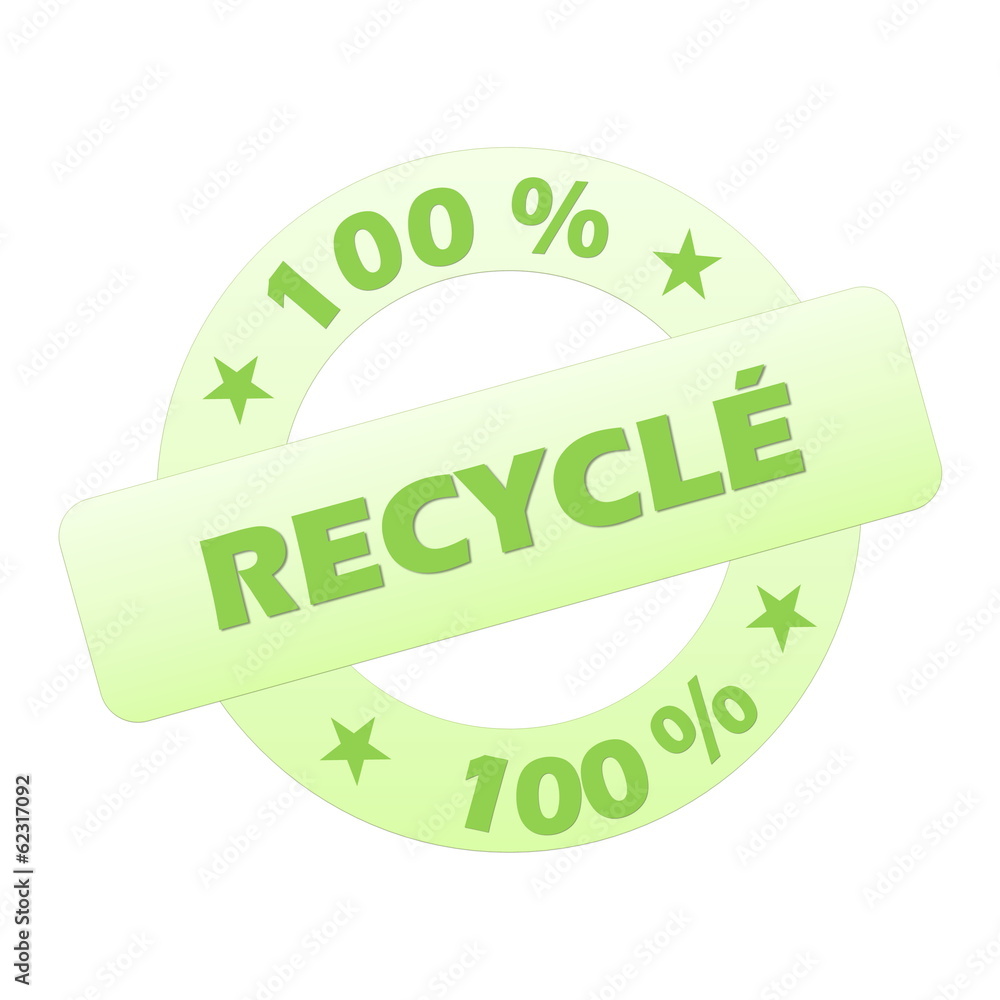 French recycled stamp French recycled stamp