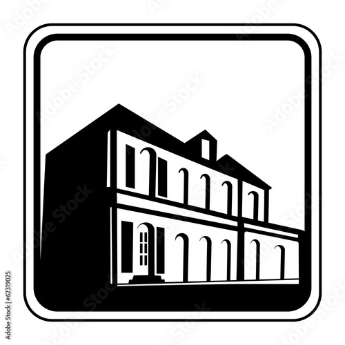 Logo maison ancienne.