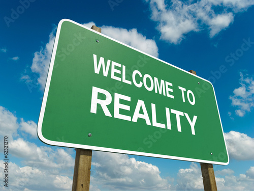 Road sign to reality