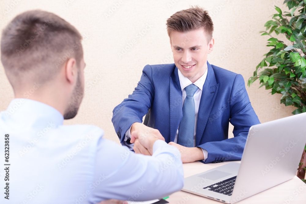 Obraz premium Job applicant having interview