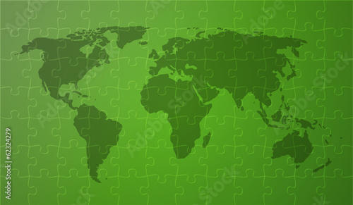 green worldmap