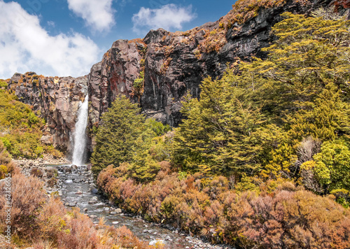 Wasserfall im Tongariro Nationalpark