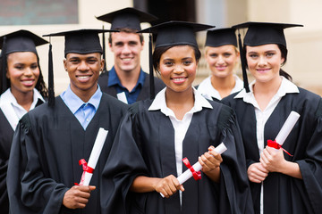 multiracial graduates