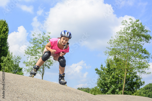 Obraz na płótnie Spass beim Inline-Skating