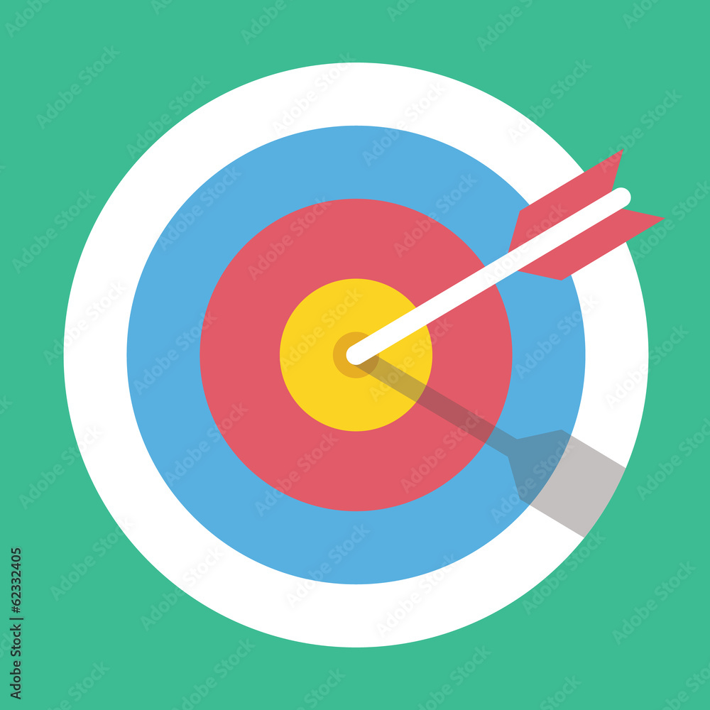 Vector Target Marketing Icon Vector Target Marketing Icon