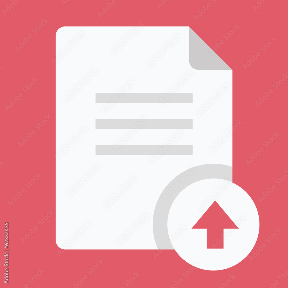 Vector Upload Document Icon Vector Upload Document Icon
