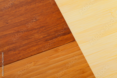Bamboo laminate flooring samples