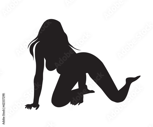 sexy woman girl silhouettes