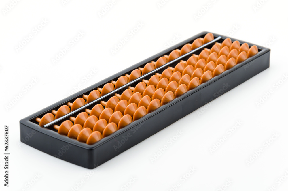 Abacus isolated white background Abacus isolated white background