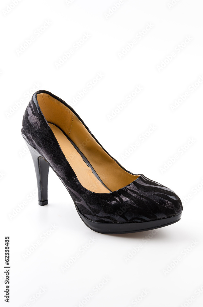 Women shoes isolated white background Women shoes isolated white background