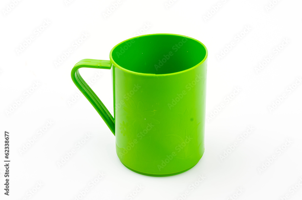 Plastic cup isolated white background Plastic cup isolated white background
