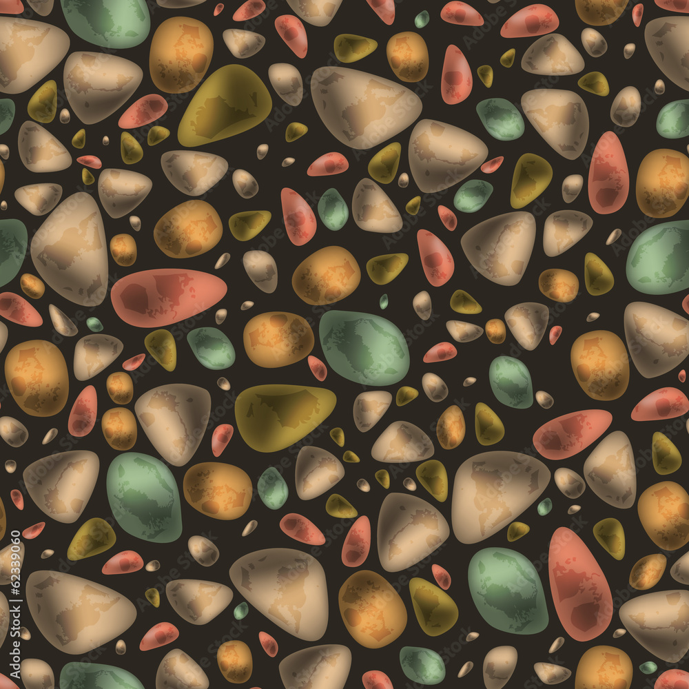 Colorful stones texture. Seamless pattern Colorful stones texture. Seamless pattern
