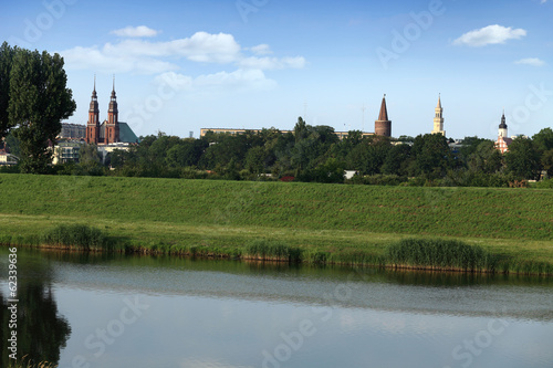 Panorama miasta Opole.