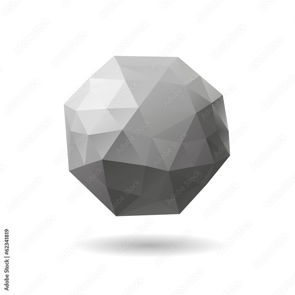 Abstract geometric shape isolated on a white backgrounds Abstract geometric shape isolated on a white backgrounds