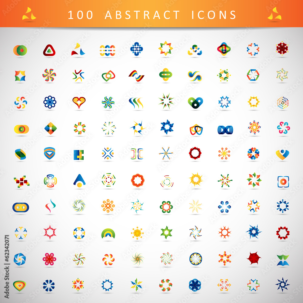 Unusual Icons Set - Isolated On Gray Background Unusual Icons Set - Isolated On Gray Background