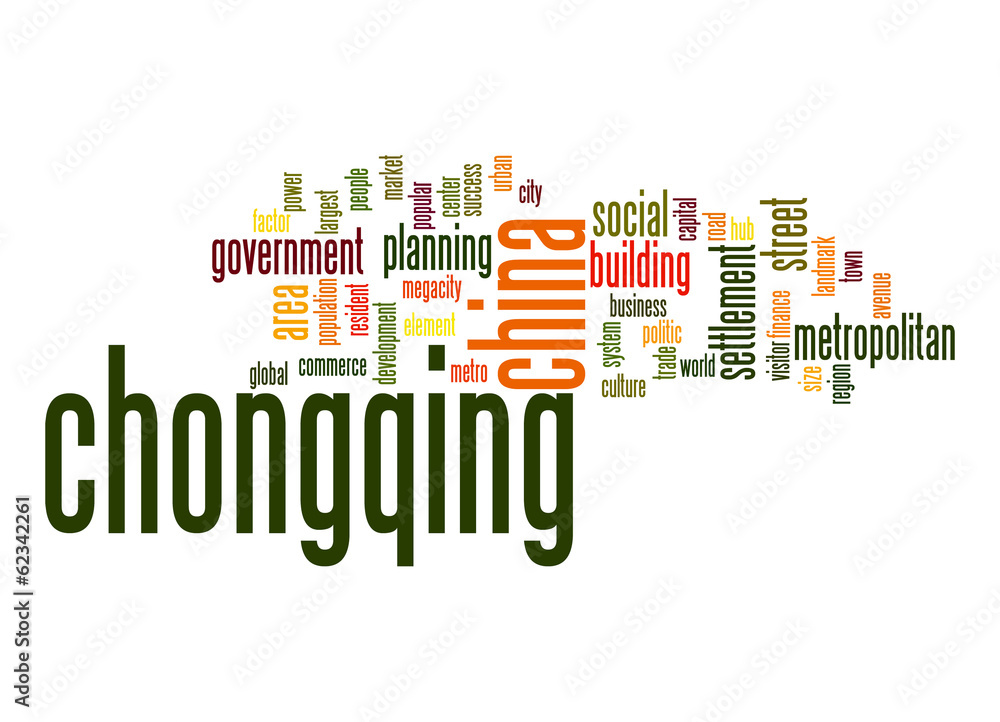 Chongqing word cloud