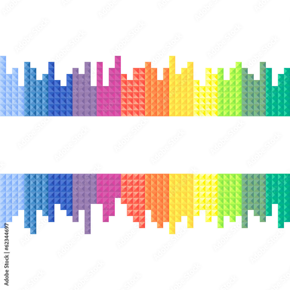 Fototapeta premium Rainbow, background, vector illustration