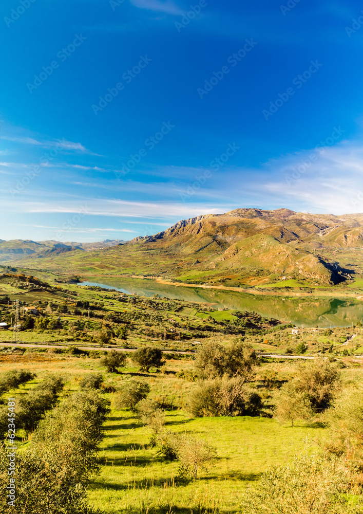 Lake on Sicily (Italy)