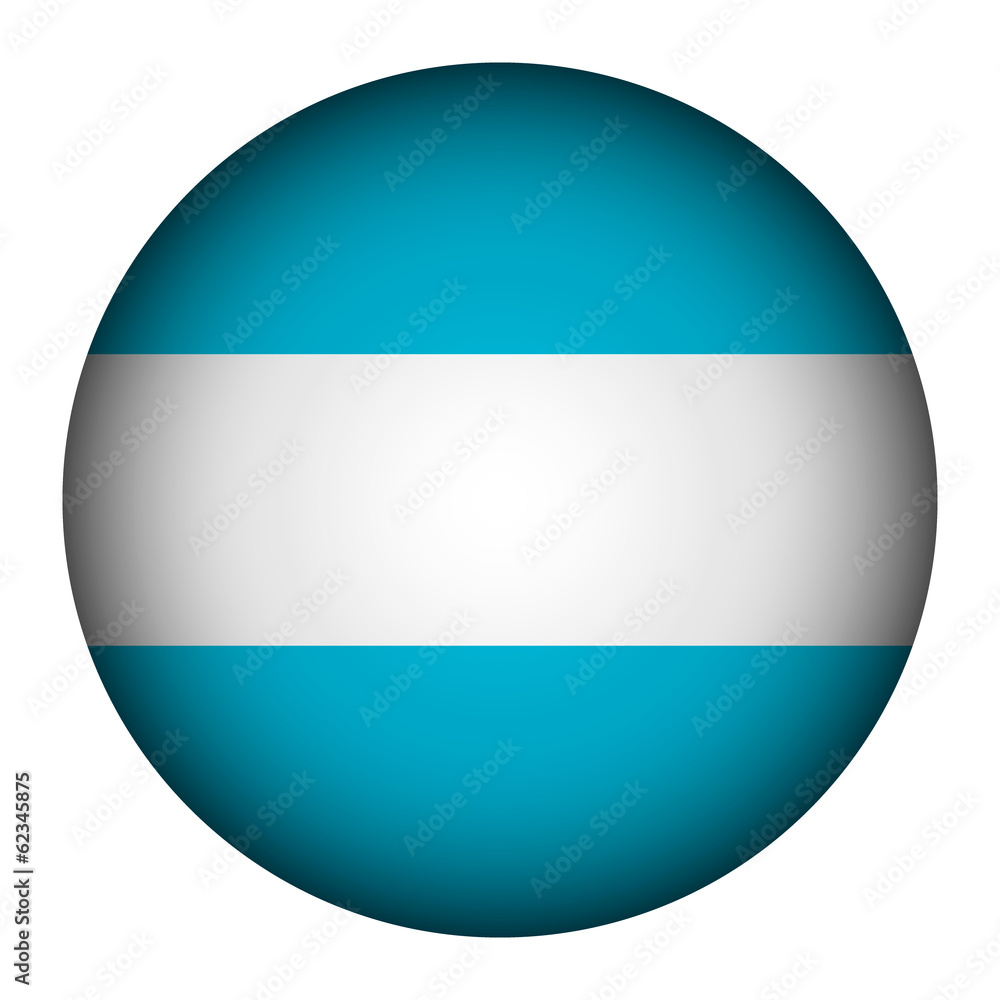 Argentina flag button. Argentina flag button.