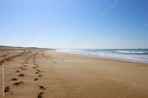 Footprints - Walking on the sand 3