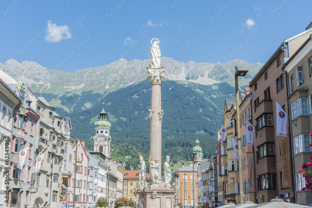 Fototapeta premium Saint Anne Column in Innsbruck, Austria.