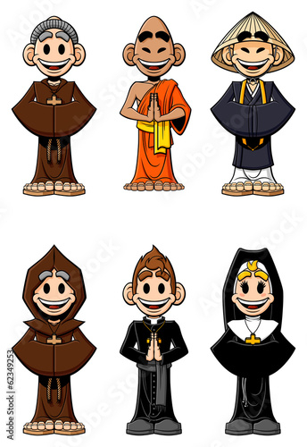 Set of religious