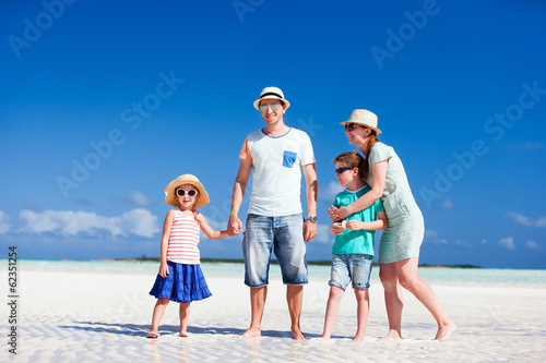 Family vacation portrait