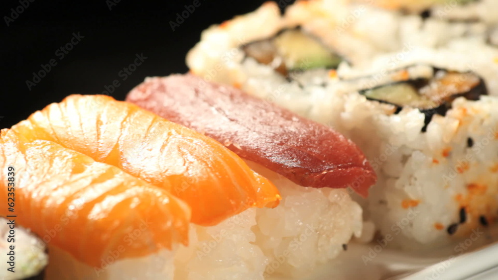Sushis rotating. Find similar clips in our portfolio.