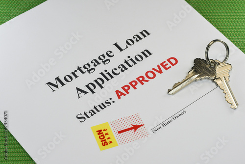 Approved Real Estate Mortgage Loan Document Ready For Signature