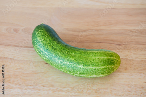 cucumber  on wooden background