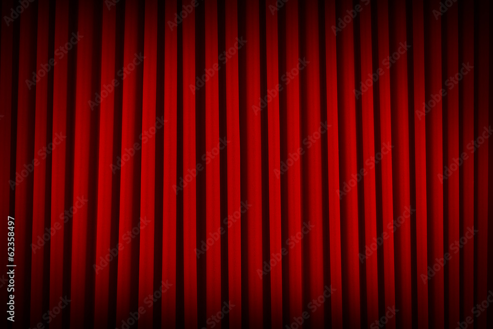 Red Theater Curtain Red Theater Curtain