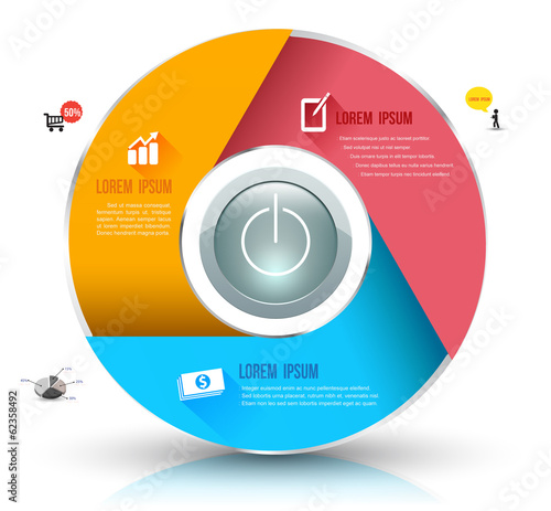 Circle group with icons for concept