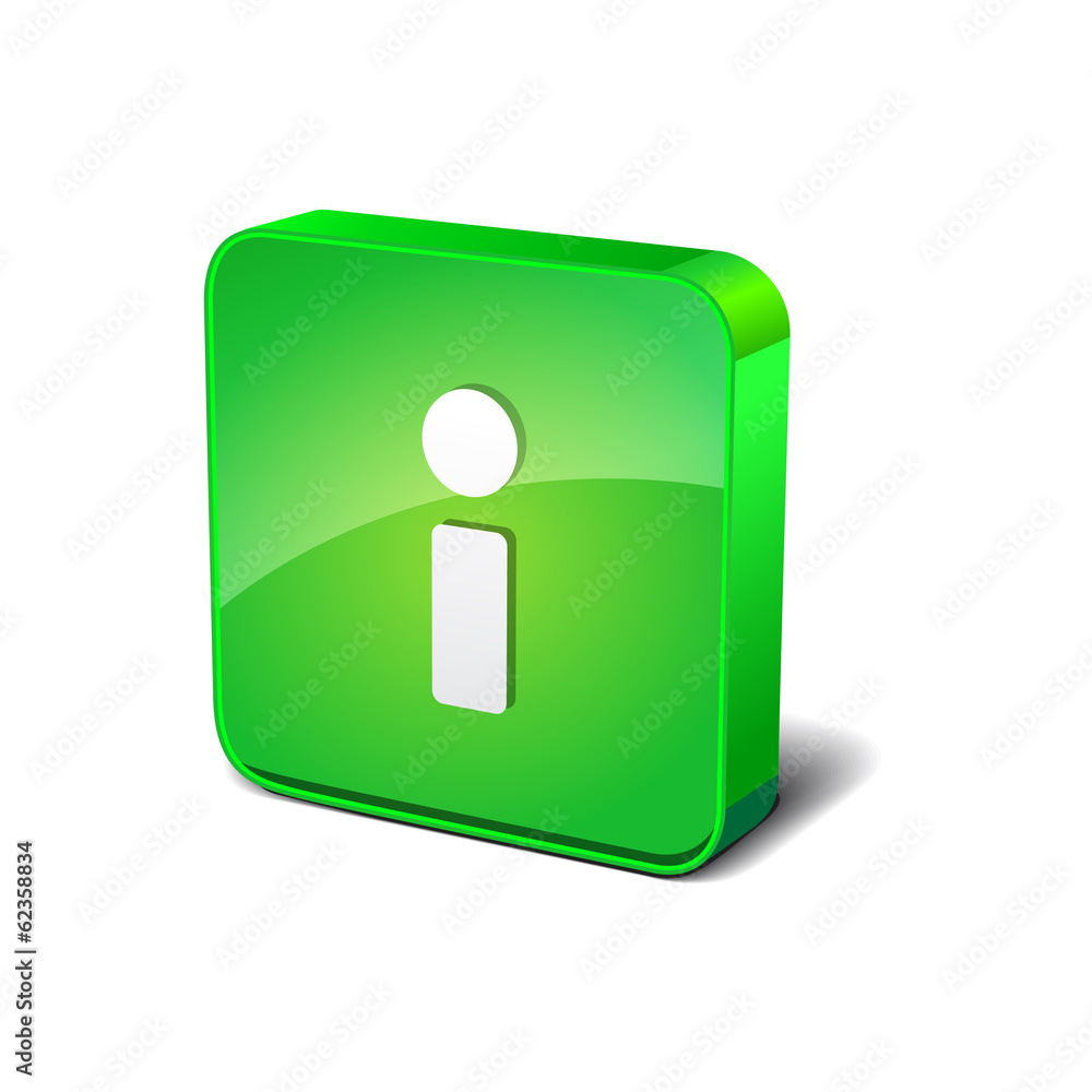 Info 3d Rounded Square Vector Button Icon Design Info 3d Rounded Square Vector Button Icon Design