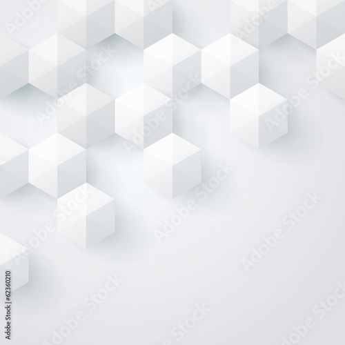 White geometry background. Vector background.