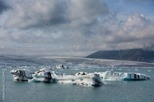 blue icebergs floating © F.C.G.