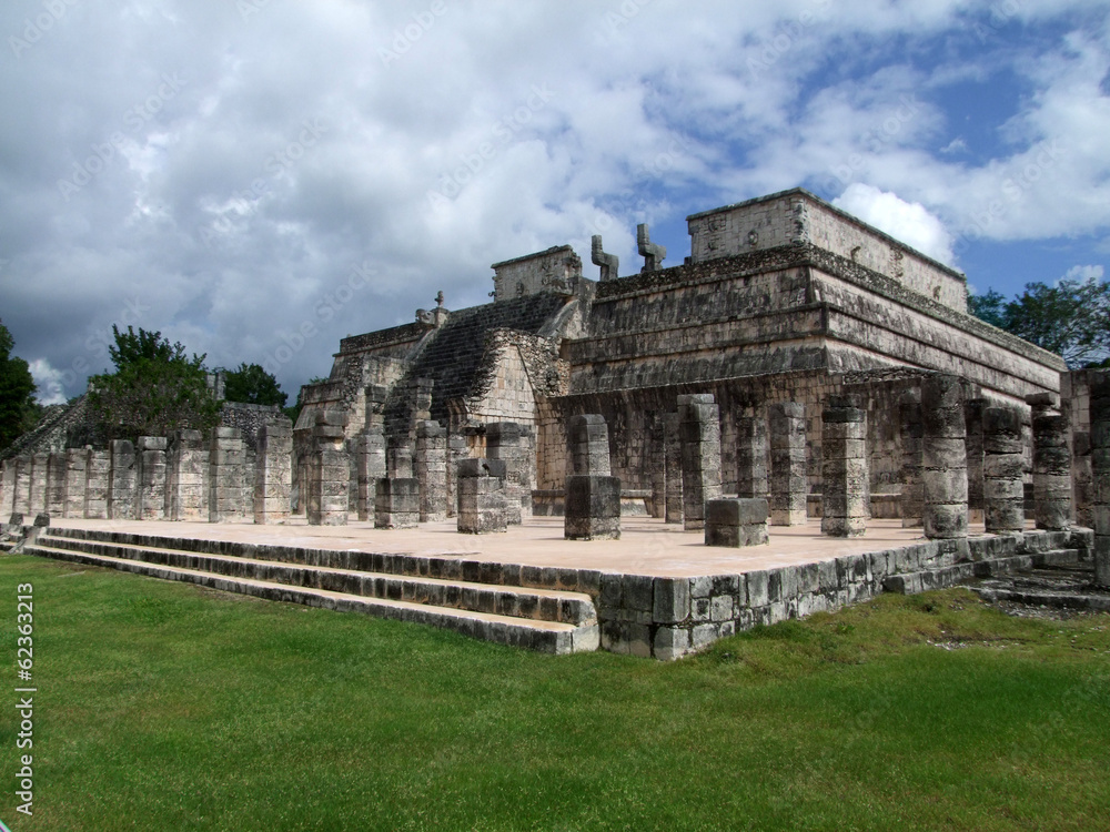 Temple of the Warriors in Chichen Itza