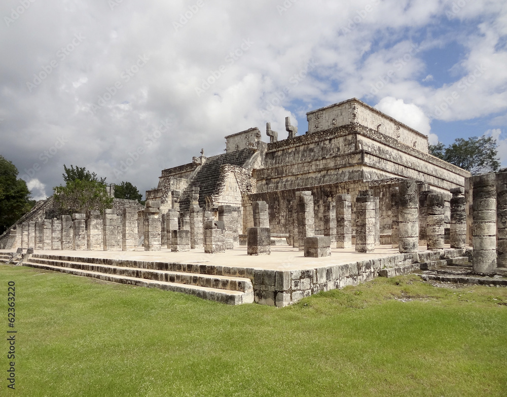 Temple of the Warriors in Chichen Itza