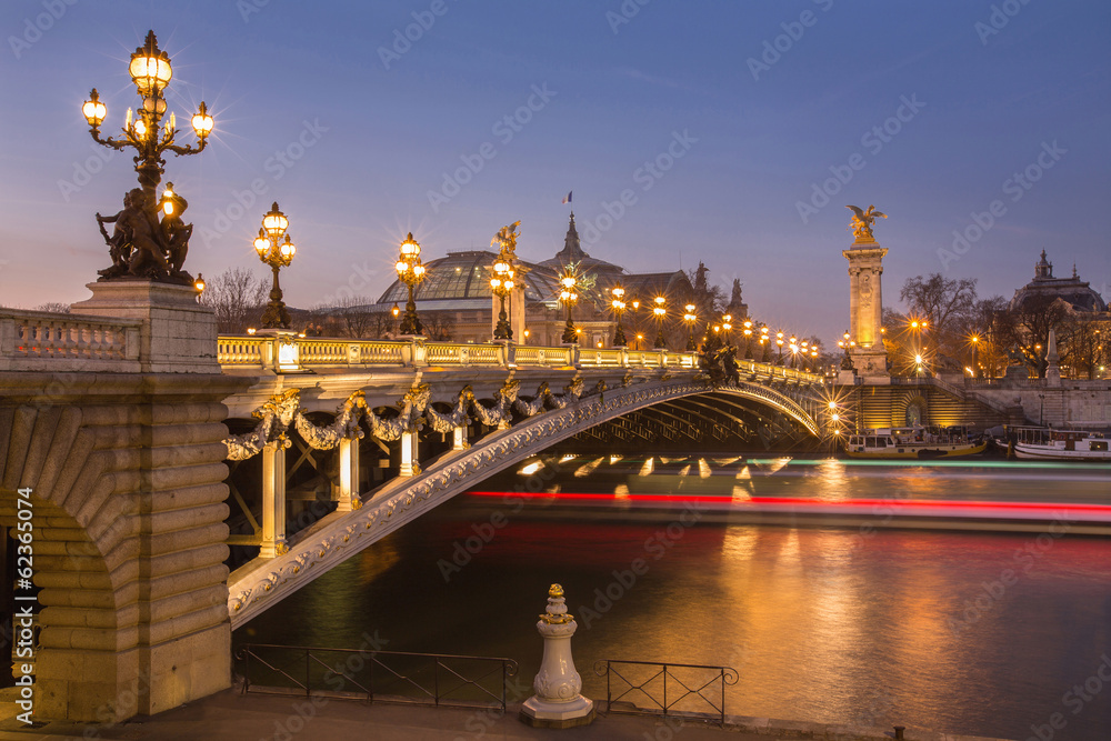 Fototapeta premium Pont Alexandre-III PARIS