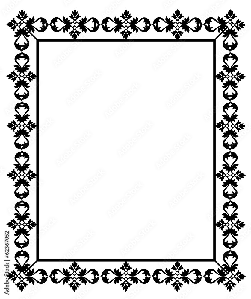 Fototapeta premium Black frame