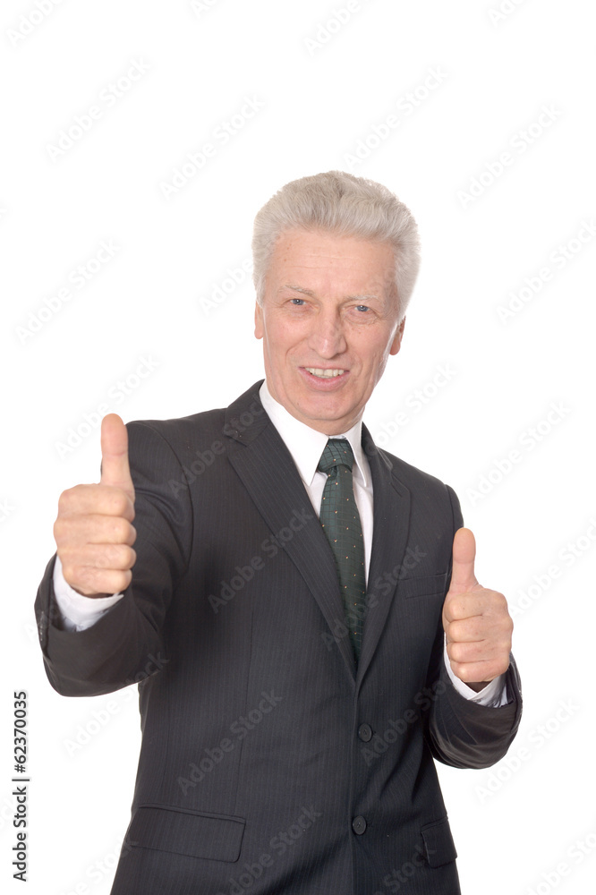 Successful senior businessman Successful senior businessman