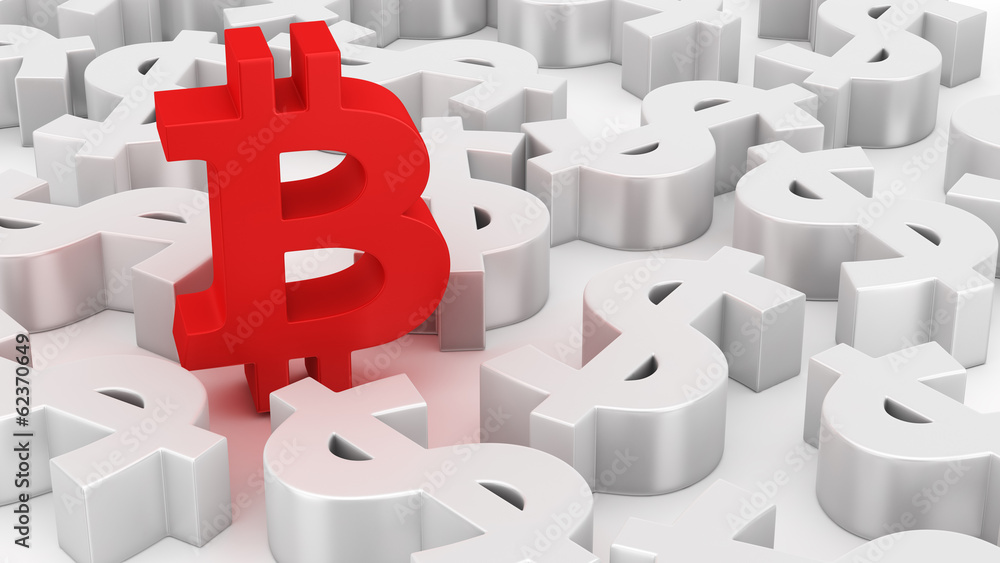Obraz premium Mighty Bitcoin