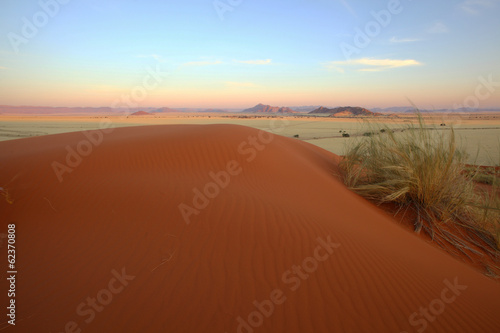Red sand dune at Elim Dunes