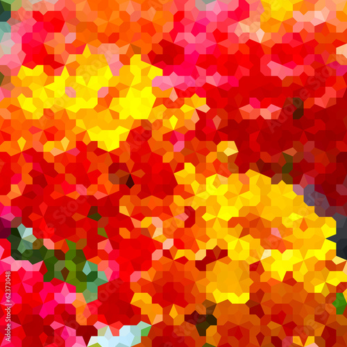 Vintage bright yellow and red defocused background