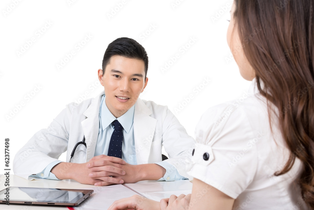 Fototapeta premium Young Asian medicine doctor