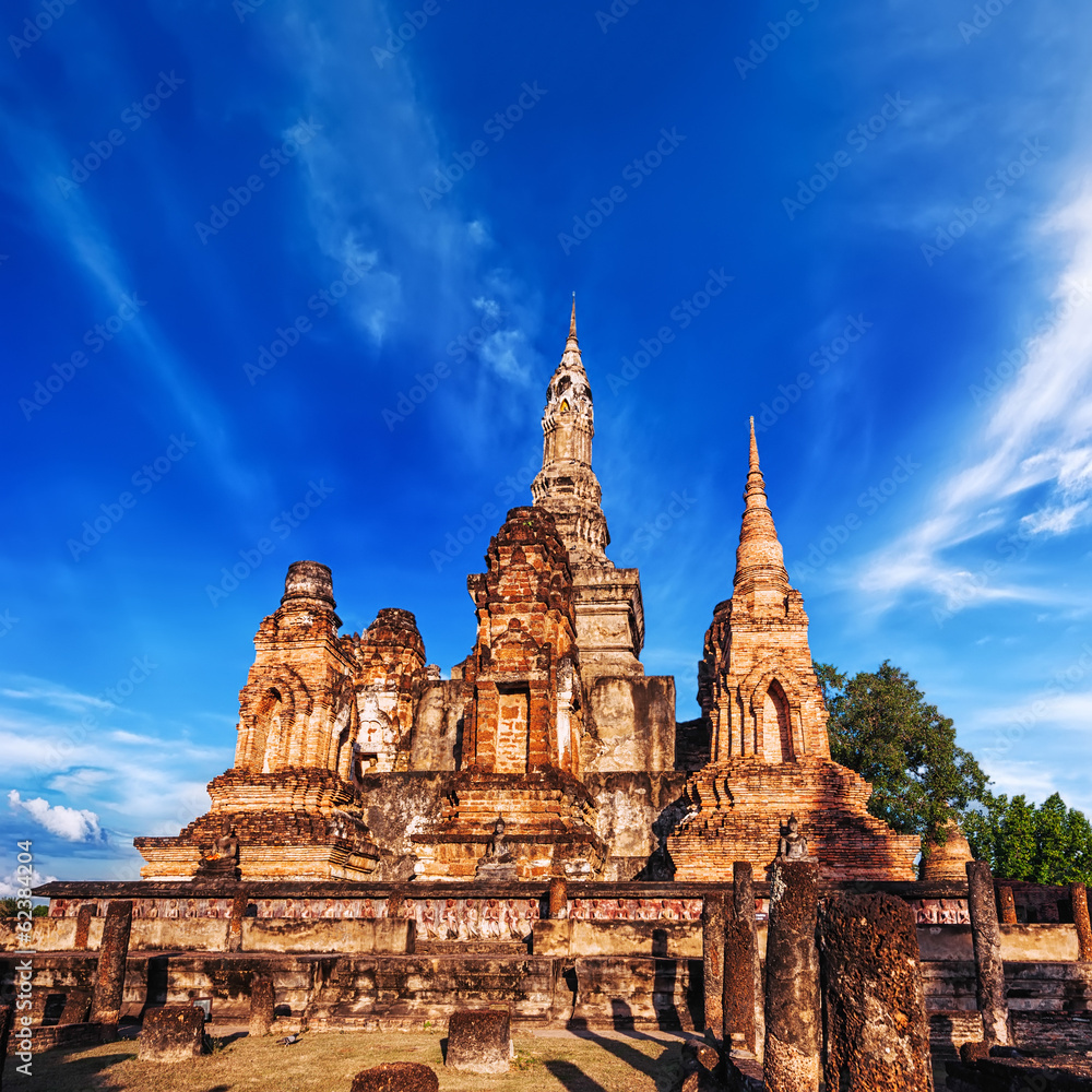 Architecture of Buddhist temples in Sukhothai, Thailand