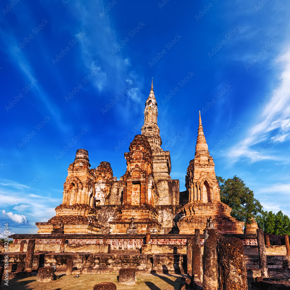 Architecture of Buddhist temples in Sukhothai, Thailand Architecture of Buddhist temples in Sukhothai, Thailand