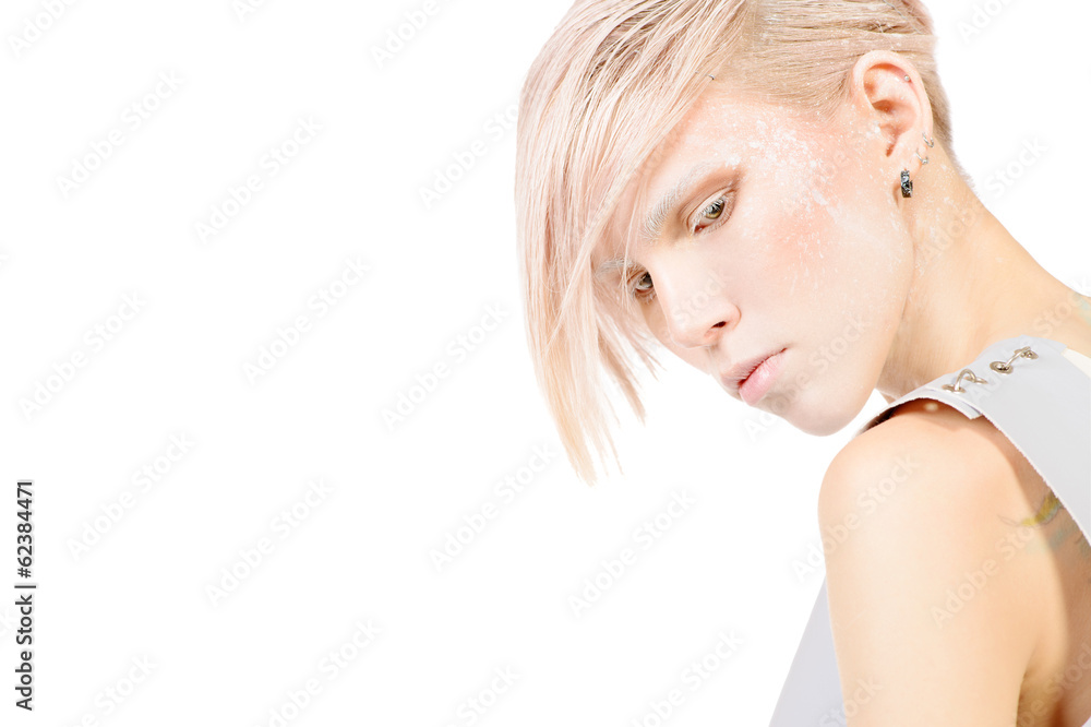 Fototapeta premium white make-up
