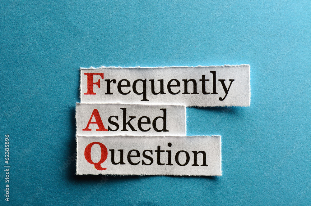 Obraz premium FAQ abbreviation
