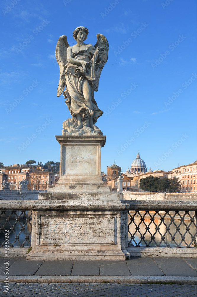 Statue du pont Saint-Ange à Rome