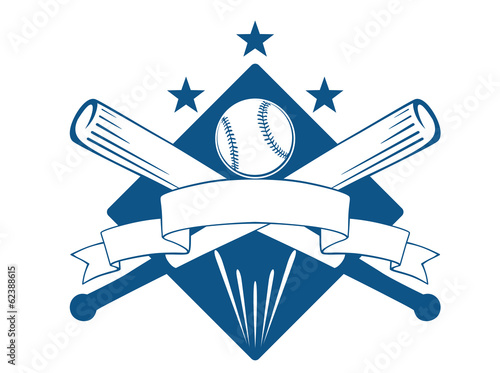 Championship or league baseball emblem